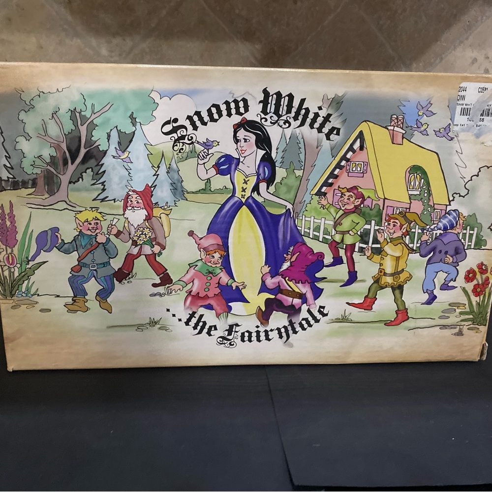 Snow White Seven Dwarfs Tray Paul Cardew Porcelain England NIB